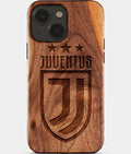 Eco-friendly Juventus FC iPhone 15 Case - Carved Wood Custom Juventus FC Gift For Him - Monogrammed Personalized iPhone 15 Cover By Aldergrove & Oak