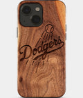 Eco-friendly Los Angeles Dodgers iPhone 15 Case. Dodgers 2025 World Series Cases. Carved Wood Custom Los Angeles Dodgers Gift For Him - Monogrammed Personalized iPhone 15 Cover By Aldergrove & Oak