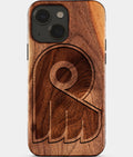 Eco-friendly Philadelphia Flyers iPhone 15 Case - Carved Wood Custom Philadelphia Flyers Gift For Him - Monogrammed Personalized iPhone 15 Cover By Aldergrove & Oak