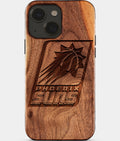 Eco-friendly Phoenix Suns iPhone 15 Case - Carved Wood Custom Phoenix Suns Gift For Him - Monogrammed Personalized iPhone 15 Cover By Aldergrove & Oak