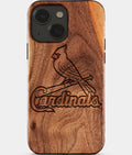 Eco-friendly St Louis Cardinals iPhone 15 Case - Carved Wood Custom St Louis Cardinals Gift For Him - Monogrammed Personalized iPhone 15 Cover By Aldergrove & Oak