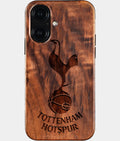 Custom Tottenham Hotspur FC iPhone 16/16 Pro/16 Pro Max/16 Air Case - Carved Wood Hotspur Cover