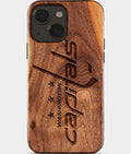 Eco-friendly Washington Capitals iPhone 15 Case - Carved Wood Custom Washington Capitals Gift For Him - Monogrammed Personalized iPhone 15 Cover By Aldergrove & Oak