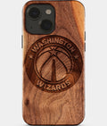 Eco-friendly Washington Wizards iPhone 15 Case - Carved Wood Custom Washington Wizards Gift For Him - Monogrammed Personalized iPhone 15 Cover By Aldergrove & Oak